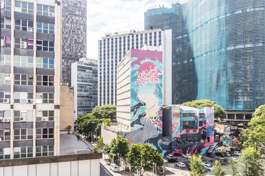 Apto No Cartao Postal Da Cidade De San Paolo Esterno foto